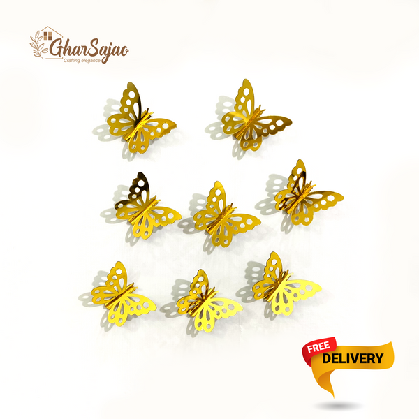 3D Acrylic Butterflies Art